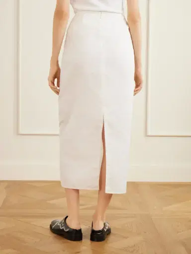 Cecilie Bahnsen Cbuka Cotton-blend Matelassé Midi Skirt | Thumbnail 4 Cecilie Bahnsen Cbuka Cotton-blend Matelassé Midi Skirt | Thumbnail 4