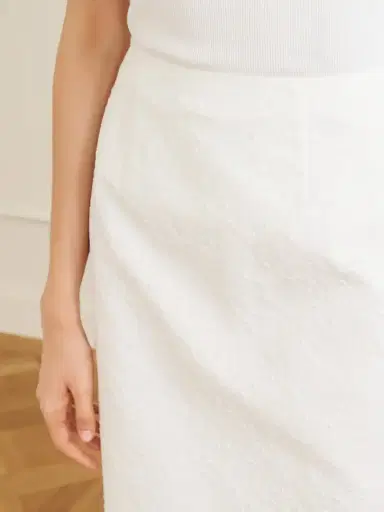 Cecilie Bahnsen Cbuka Cotton-blend Matelassé Midi Skirt | Thumbnail 5 Cecilie Bahnsen Cbuka Cotton-blend Matelassé Midi Skirt | Thumbnail 5