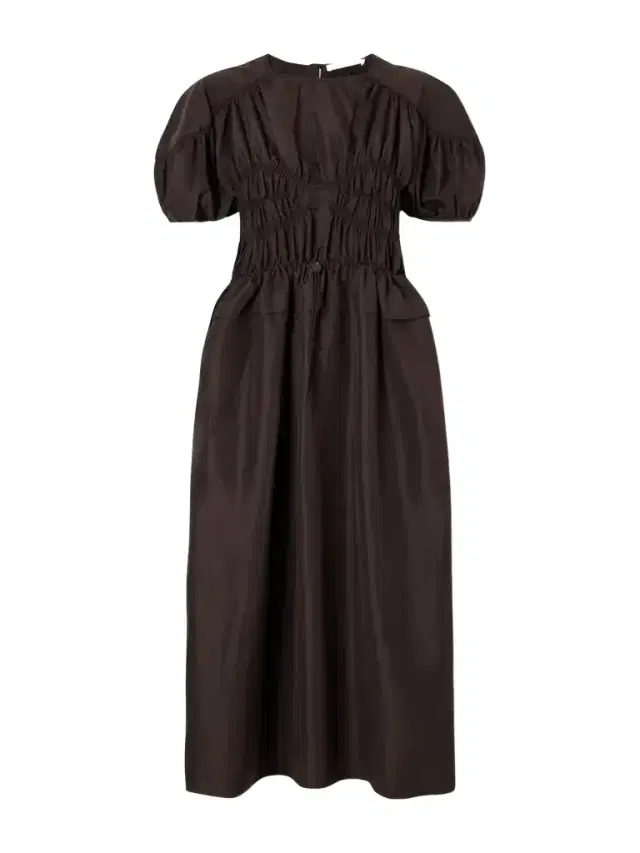 Cecilie Bahnsen Cbbetsy Gathered Faille Midi Dress