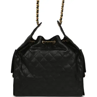 Chanel Chanel Medium 25 Hobo Bag Black Caviar Antique Gold Hardware | Thumbnail 4 Chanel Chanel Medium 25 Hobo Bag Black Caviar Antique Gold Hardware | Thumbnail 4
