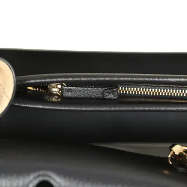 Chanel Chanel Small "Urban Essential" East West Shopping Tote Black Grained Calfskin and Beige Suede Gold Hardware | Thumbnail 8 Chanel Chanel Small "Urban Essential" East West Shopping Tote Black Grained Calfskin and Beige Suede Gold Hardware | Thumbnail 8