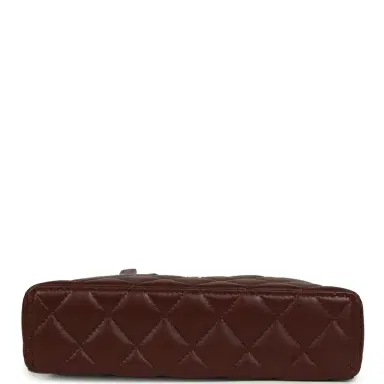 Chanel Chanel Top Handle Long Vanity Case with Chain Brown Lambskin Light Gold Hardware | Thumbnail 6 Chanel Chanel Top Handle Long Vanity Case with Chain Brown Lambskin Light Gold Hardware | Thumbnail 6
