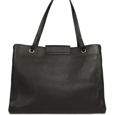 Chanel Chanel XXL "It Girl" Shopping Tote Black Grained Calfskin Gold Hardware | Thumbnail 4 Chanel Chanel XXL "It Girl" Shopping Tote Black Grained Calfskin Gold Hardware | Thumbnail 4