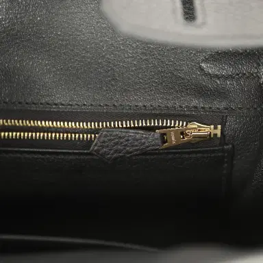 HERMÈS Hermes Birkin 25 Black Togo Gold Hardware | Thumbnail 9 HERMÈS Hermes Birkin 25 Black Togo Gold Hardware | Thumbnail 9