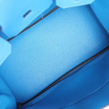 HERMÈS Hermes Birkin 30 Bleu Hydra Togo Palladium Hardware | Thumbnail 8 HERMÈS Hermes Birkin 30 Bleu Hydra Togo Palladium Hardware | Thumbnail 8