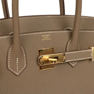 HERMÈS Hermes Birkin 30 Etoupe Togo Gold Hardware | Thumbnail 7 HERMÈS Hermes Birkin 30 Etoupe Togo Gold Hardware | Thumbnail 7
