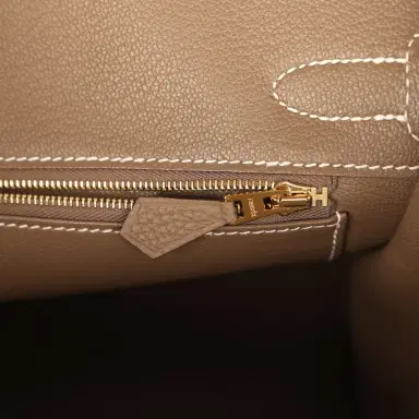 HERMÈS Hermes Birkin 30 Etoupe Togo Gold Hardware | Thumbnail 9 HERMÈS Hermes Birkin 30 Etoupe Togo Gold Hardware | Thumbnail 9