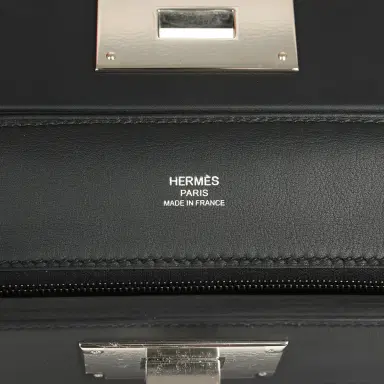HERMÈS Hermes Mini 24/24 Bag Black Togo, Swift Palladium Hardware | Thumbnail 7 HERMÈS Hermes Mini 24/24 Bag Black Togo, Swift Palladium Hardware | Thumbnail 7
