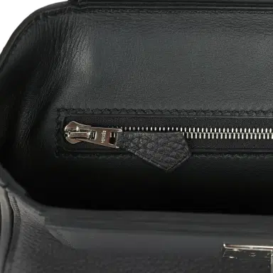 HERMÈS Hermes Mini 24/24 Bag Black Togo, Swift Palladium Hardware | Thumbnail 8 HERMÈS Hermes Mini 24/24 Bag Black Togo, Swift Palladium Hardware | Thumbnail 8