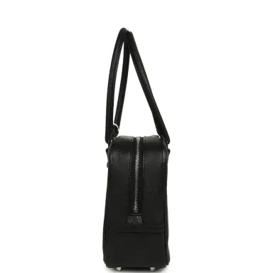 HERMÈS Hermes Mini Plume 21 Bag Black Chevre Palladium Hardware | Thumbnail 3