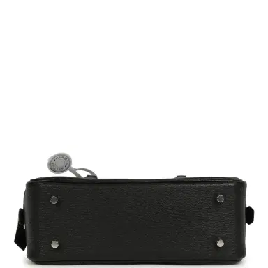 HERMÈS Hermes Mini Plume 21 Bag Black Chevre Palladium Hardware | Thumbnail 6