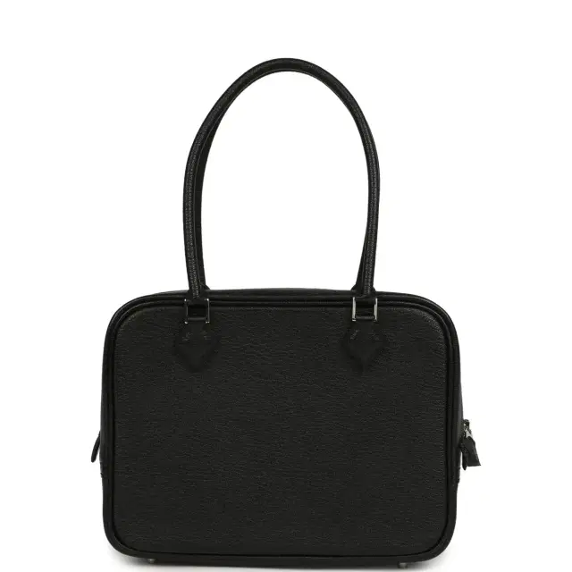 HERMÈS Hermes Mini Plume 21 Bag Black Chevre Palladium Hardware