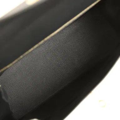 HERMÈS Pre-owned Hermes Kelly Sellier 32 Black Epsom Gold Hardware | Thumbnail 8