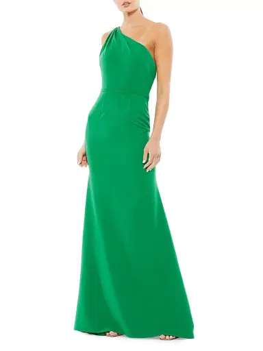 Mac Duggal Women's Ieena One-Shoulder Sheath Gown | Thumbnail 1