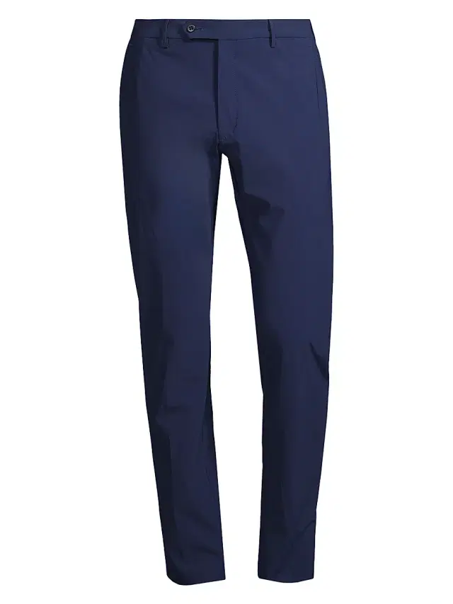 Zanella Men's Noah Flat-Front Pants - Navy