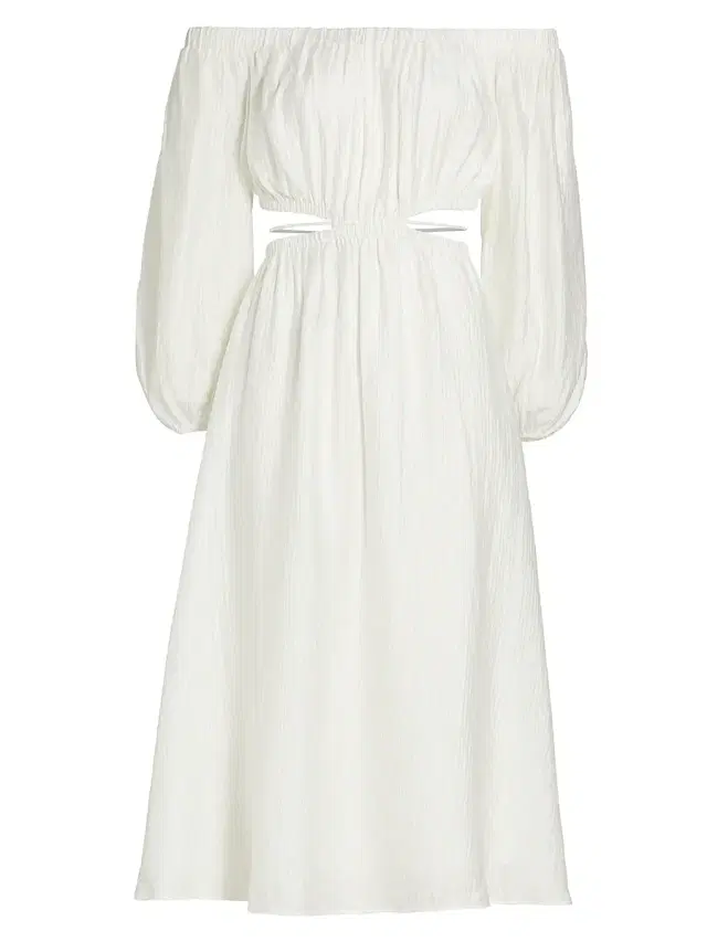 ASTR The Label Women's Cassian Cut-out Maxi Dress - White