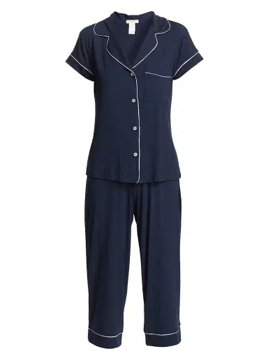 Eberjey Women's Gisele Cropped Pajama Set | Thumbnail 1 Eberjey Women's Gisele Cropped Pajama Set | Thumbnail 1