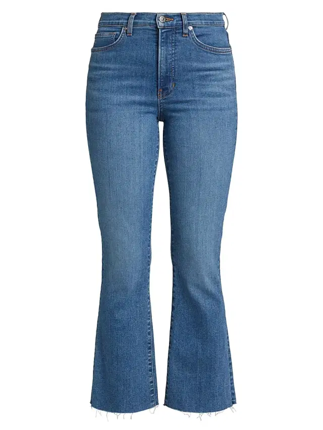 Veronica Beard Women's Carolina High-Rise Stretch Boot-Cut Jeans - Serendipity