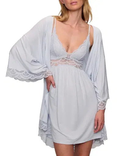 Eberjey Women's Mariana Modal Lace-Trim Robe | Thumbnail 4 Eberjey Women's Mariana Modal Lace-Trim Robe | Thumbnail 4