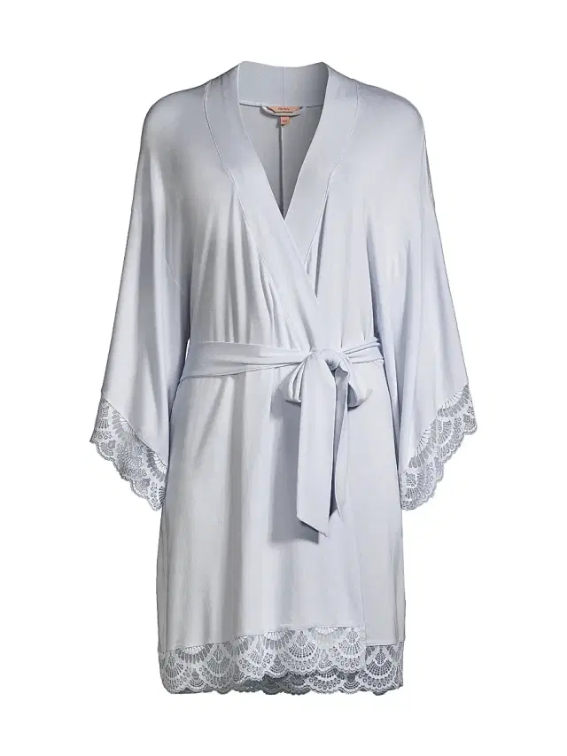 Women's Mariana Modal Lace-Trim Robe