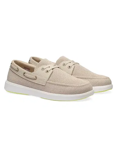 Swims Men's Breeze Boat Shoes - Mist Sand White | Thumbnail 2