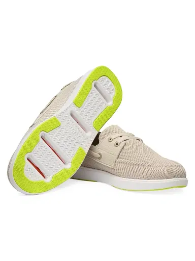 Swims Men's Breeze Boat Shoes - Mist Sand White | Thumbnail 4