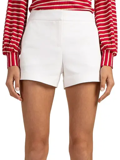 Trina Turk Women's Corbin Stretch-Cotton Shorts | Thumbnail 2