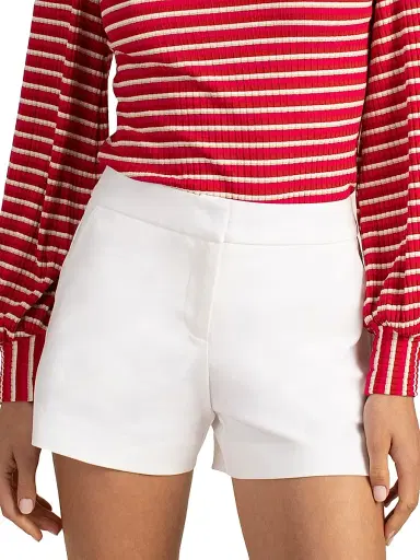 Trina Turk Women's Corbin Stretch-Cotton Shorts | Thumbnail 1