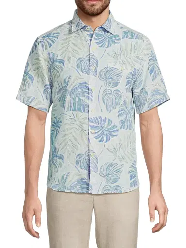 Tommy Bahama Men's Grand Monstera Short-Sleeve Shirt | Thumbnail 3