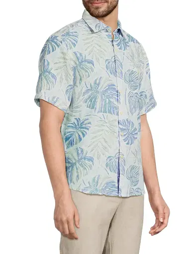Tommy Bahama Men's Grand Monstera Short-Sleeve Shirt | Thumbnail 4