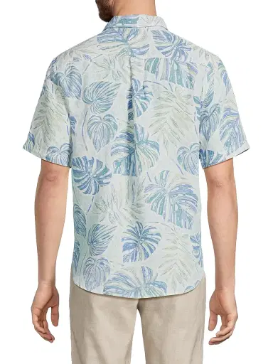 Tommy Bahama Men's Grand Monstera Short-Sleeve Shirt | Thumbnail 5
