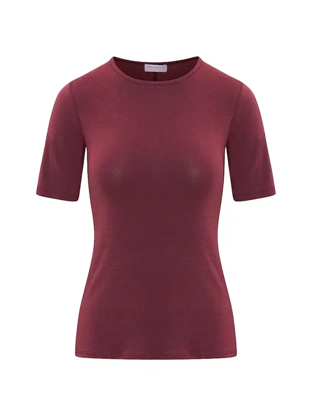 Artemis Diciero Women's Giselle Crewneck T-Shirt - Burgundy