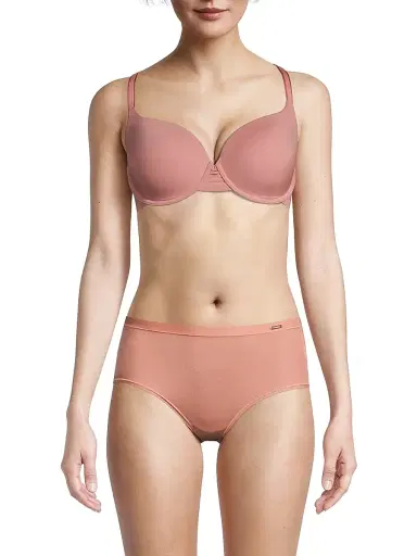 Le Mystere Women's Second Skin Back Smoother Bra - Pink Quartz - Size 32D | Thumbnail 3 Le Mystere Women's Second Skin Back Smoother Bra - Pink Quartz - Size 32D | Thumbnail 3