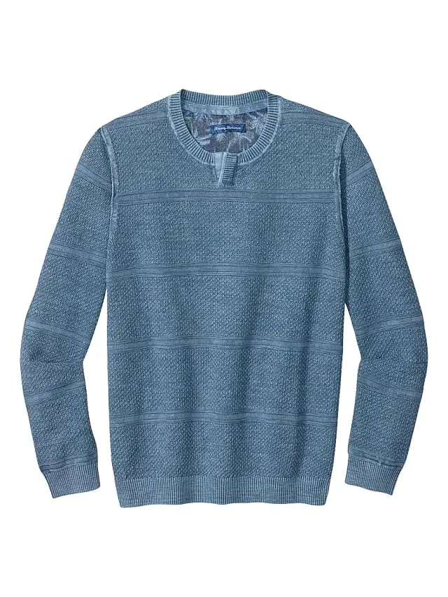 Tommy Bahama Men's Saltwater Textured Abaco Sweater
