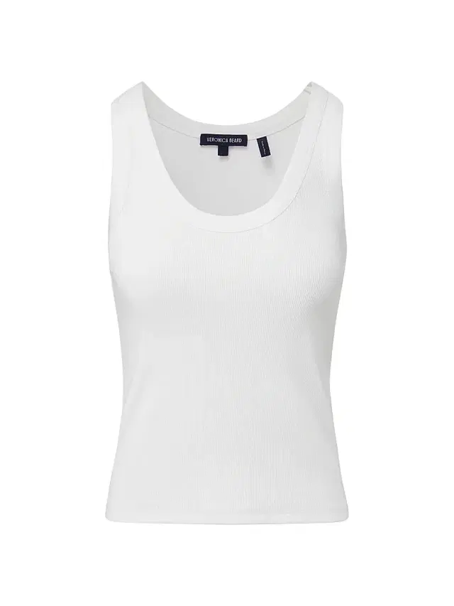 Women's Birke Cotton-Blend Tank - White - Size Large