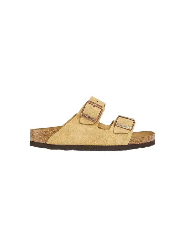 BIRKENSTOCK Women's Arizona Suede Slides - Latte Cream  Sandals