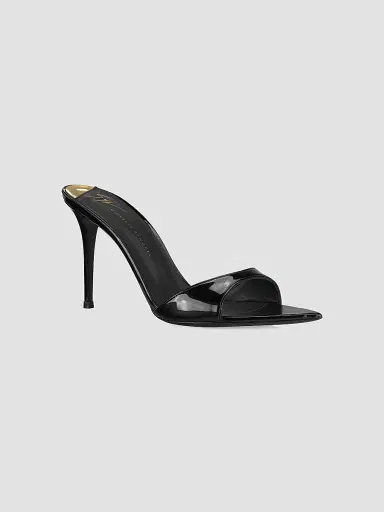 Giuseppe Zanotti Women's Intrigo 90 Patent Leather Sandals - Nero | Thumbnail 2