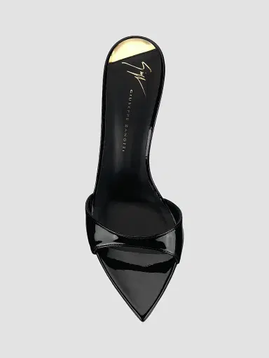 Giuseppe Zanotti Women's Intrigo 90 Patent Leather Sandals - Nero | Thumbnail 5
