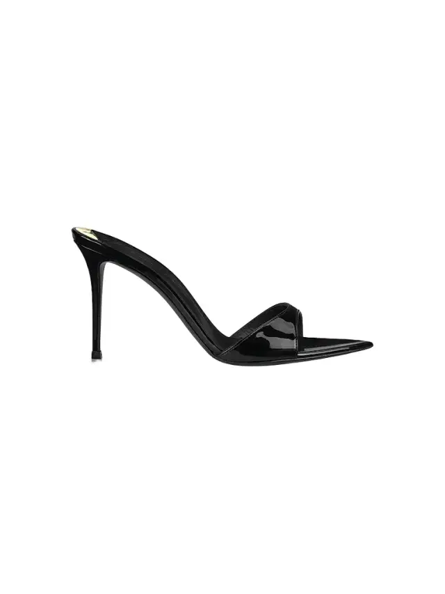 Giuseppe Zanotti Women's Intrigo 90 Patent Leather Sandals - Nero