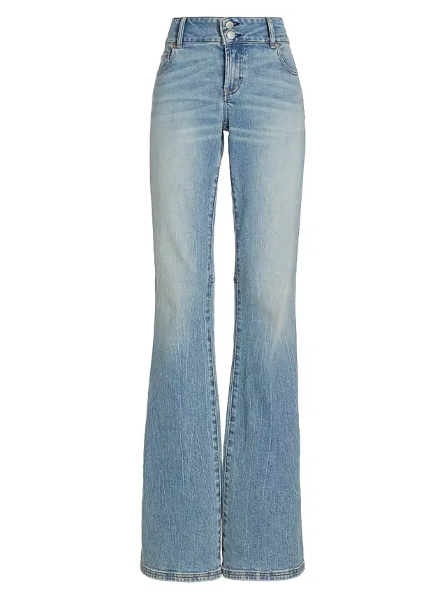 ALICE + OLIVIA Women's Stacey Boot-Cut Jeans - Bay Blue