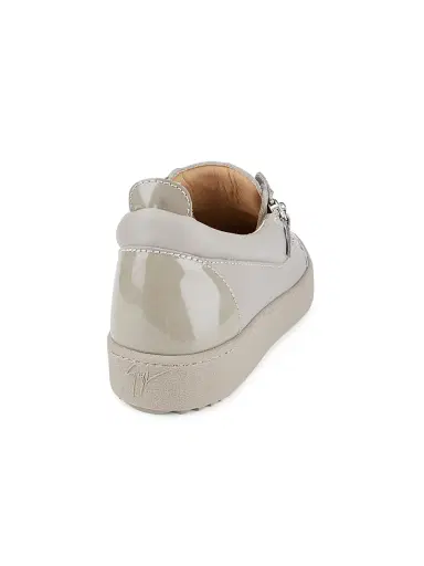 Giuseppe Zanotti Men's Briel Side Zip Leather Low-Top Sneakers | Thumbnail 3 Giuseppe Zanotti Men's Briel Side Zip Leather Low-Top Sneakers | Thumbnail 3