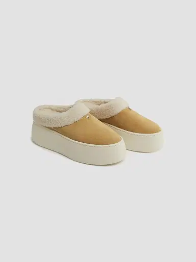 Giuseppe Zanotti Women's 40MM Shearling Platform Clogs - Saiwa | Thumbnail 2