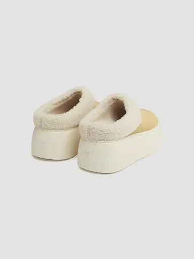 Giuseppe Zanotti Women's 40MM Shearling Platform Clogs - Saiwa | Thumbnail 3