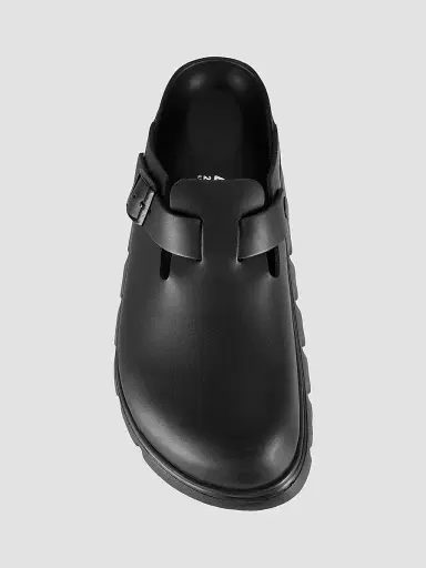 Birkenstock Women's Boston Leather Chunky Exquisite Clogs - Black | Thumbnail 5 Birkenstock Women's Boston Leather Chunky Exquisite Clogs - Black | Thumbnail 5