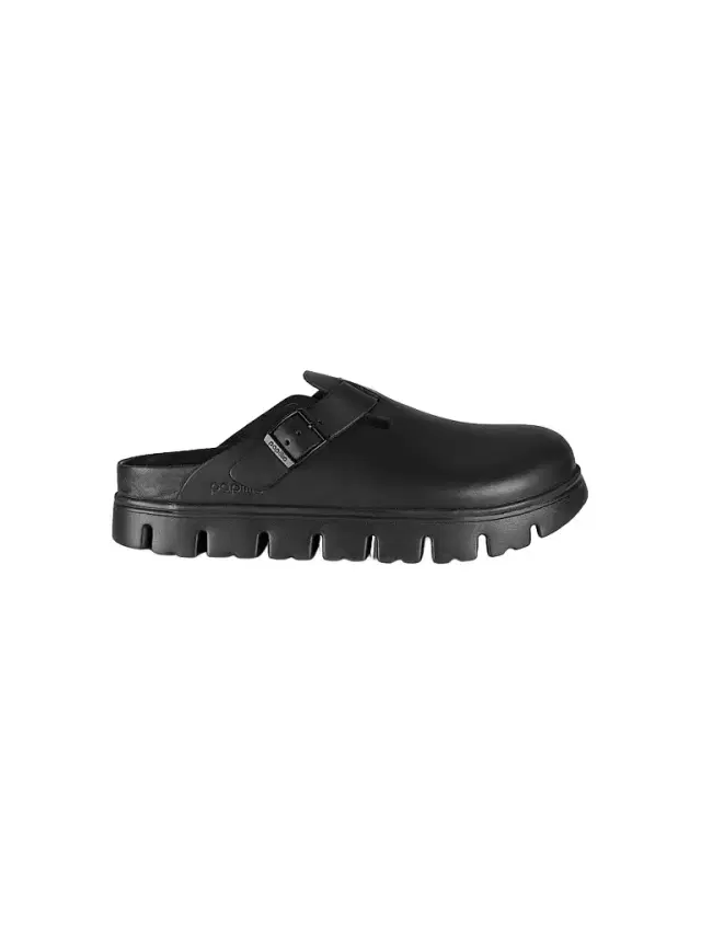 Birkenstock Women's Boston Leather Chunky Exquisite Clogs - Black