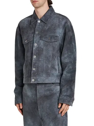 Bottega Veneta Men's Cloudy Suede Jacket | Thumbnail 3 Bottega Veneta Men's Cloudy Suede Jacket | Thumbnail 3