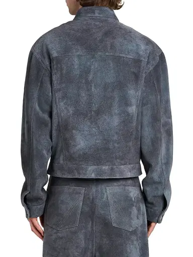 Bottega Veneta Men's Cloudy Suede Jacket | Thumbnail 4 Bottega Veneta Men's Cloudy Suede Jacket | Thumbnail 4