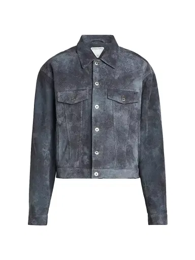 Bottega Veneta Men's Cloudy Suede Jacket | Thumbnail 1 Bottega Veneta Men's Cloudy Suede Jacket | Thumbnail 1