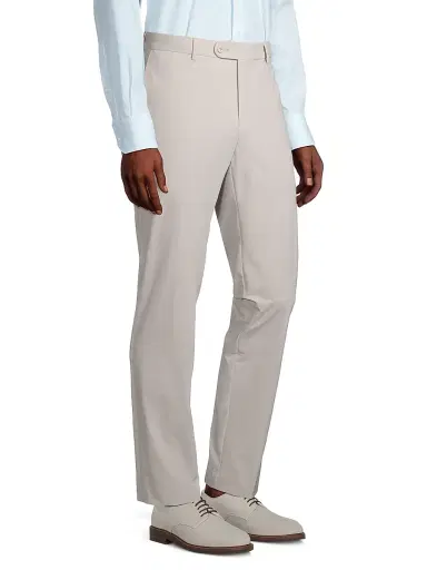 Peter Millar Men's Crown Crafted Surge Performance Trousers - Oatmeal | Thumbnail 4