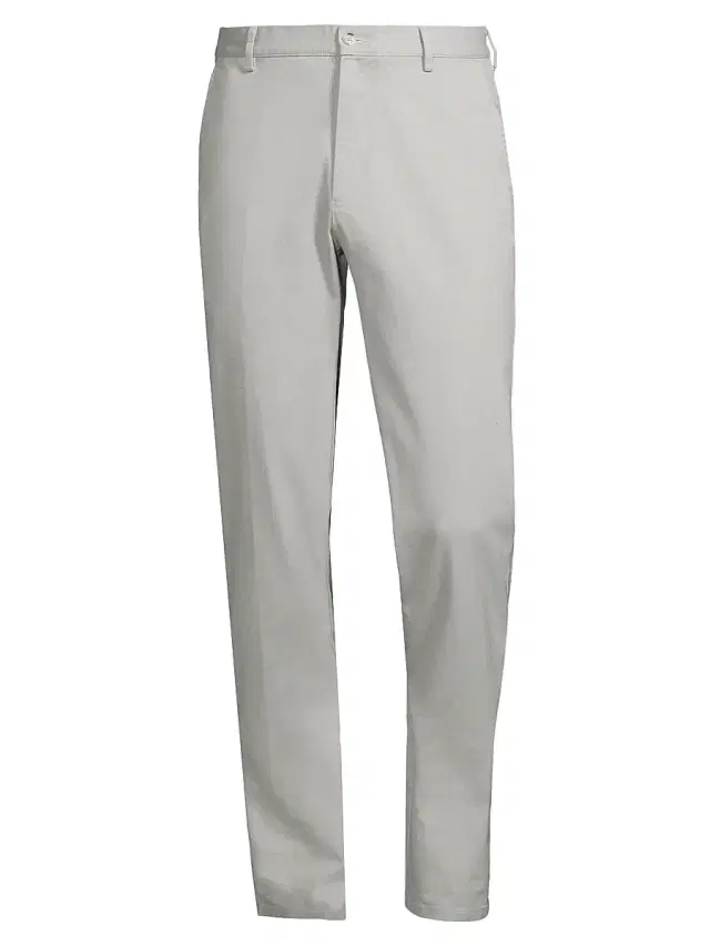 Peter Millar Men's Pilot Flat Front Pants - Mountain Grey